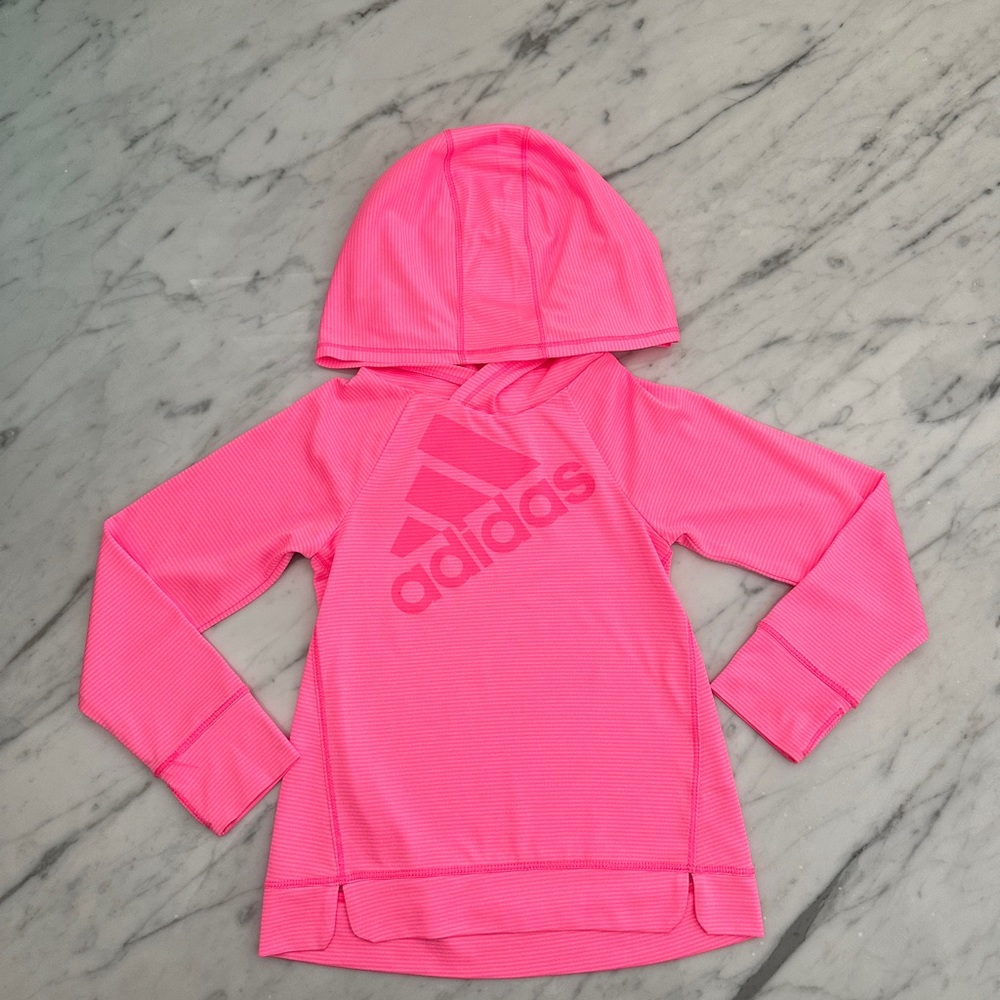 Adidas Pink Hoodie T-Shirt